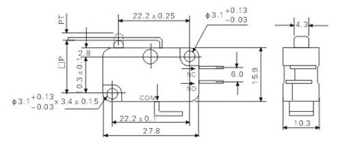 鼎悅電子帶你了解歐姆龍微動(dòng)開(kāi)關(guān)V-15-1C25